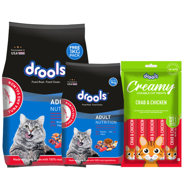 Drools Tuna & Salmon Adult Dry Cat Food