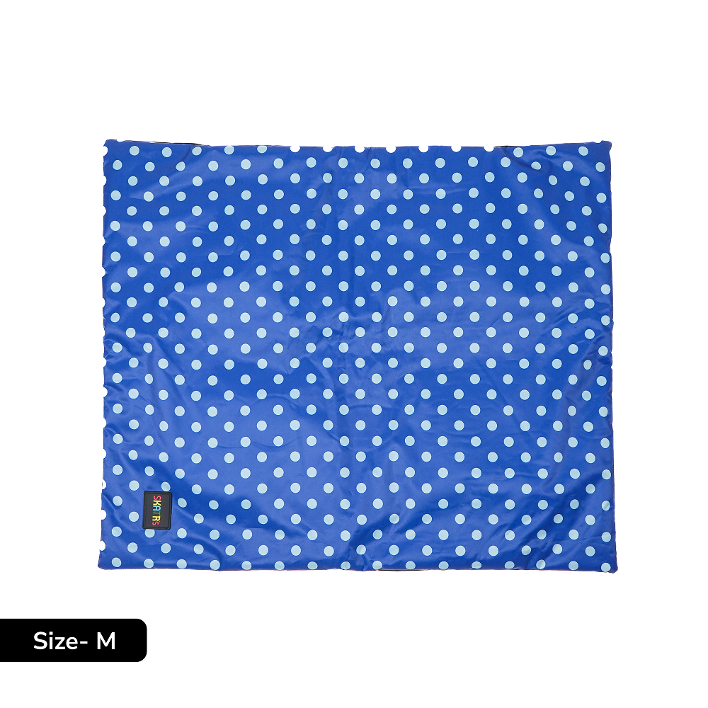 Skatrs Cooling Mat for Dogs & Cats (Blue and White) Both-Bedding, Mats & Travel Supplies Skatrs