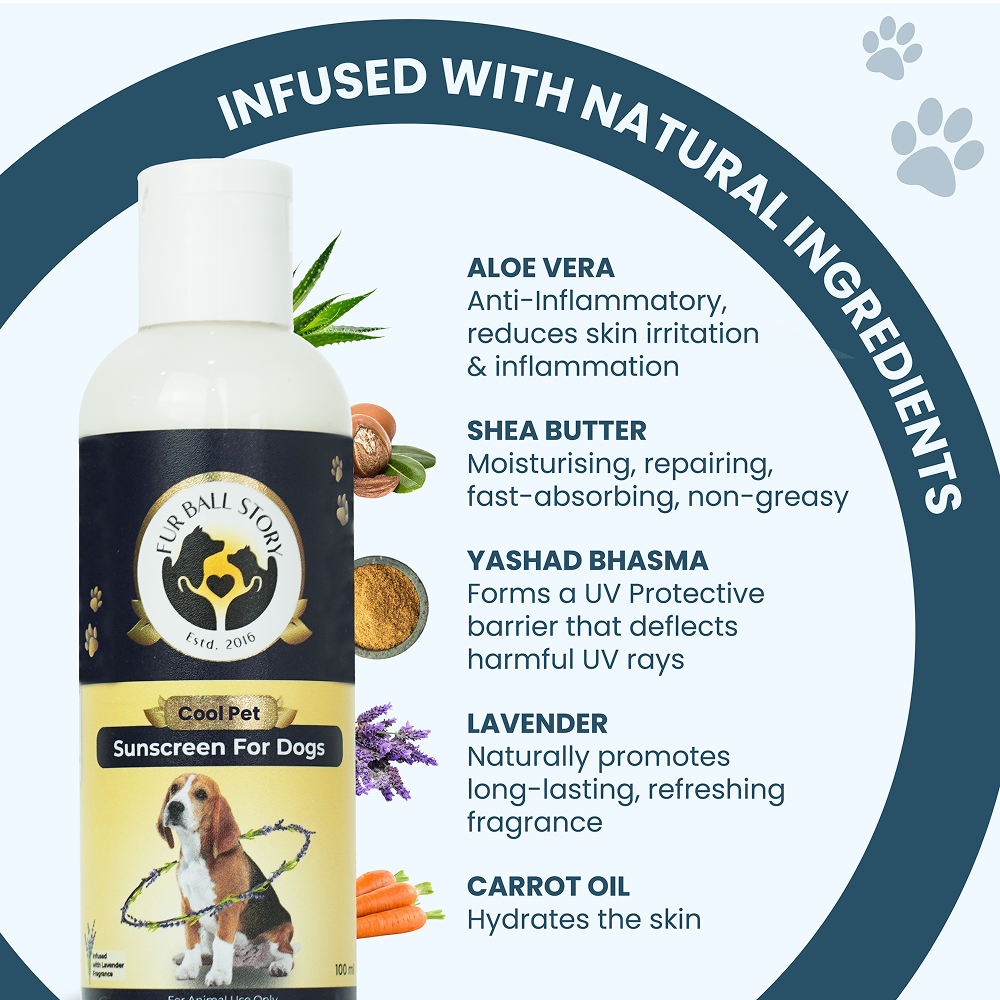FurBall Story Cool Pet Sunscreen and Moisturizer for Dogs and Cats Both-Grooming Supplies Furball Story