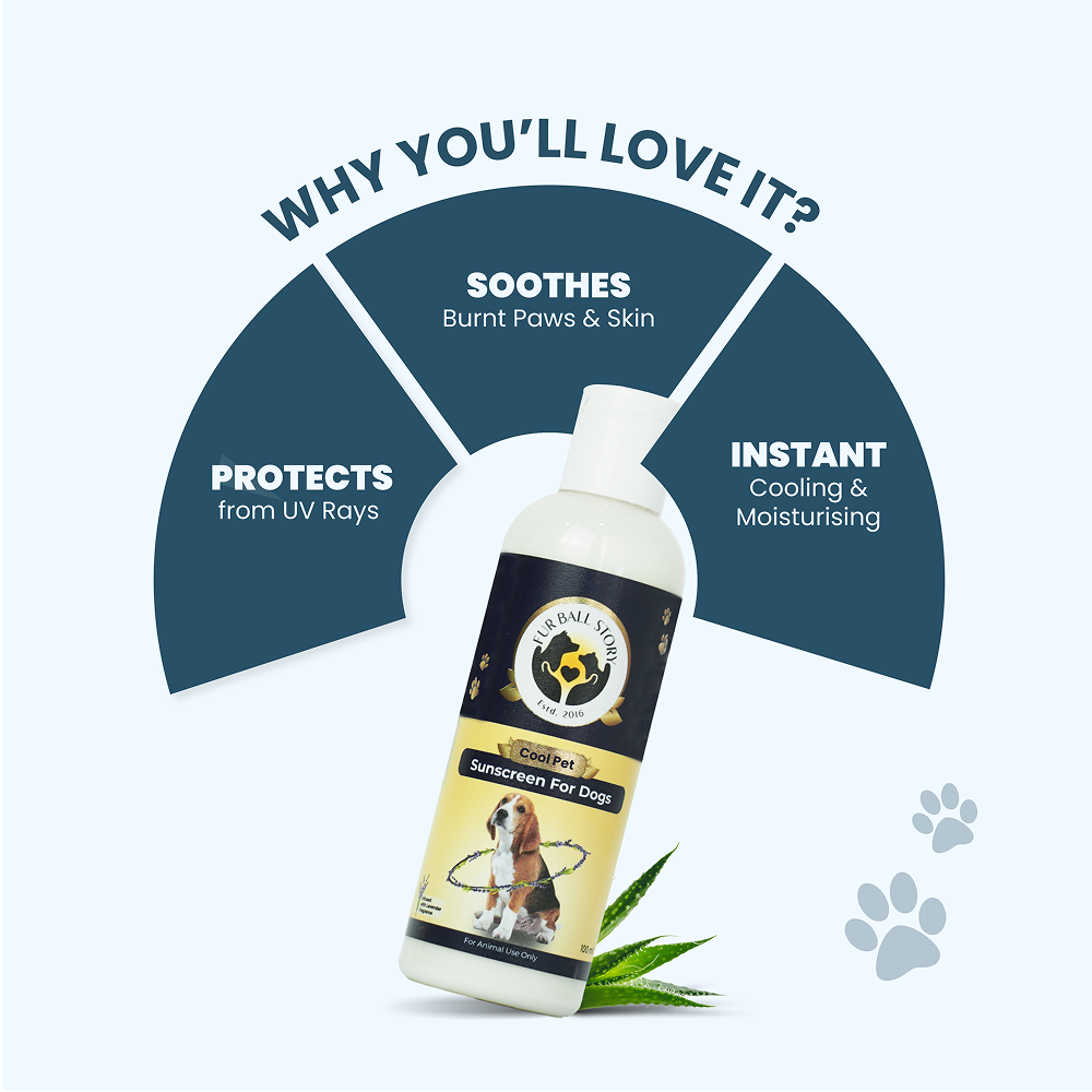 FurBall Story Cool Pet Sunscreen and Moisturizer for Dogs and Cats Both-Grooming Supplies Furball Story