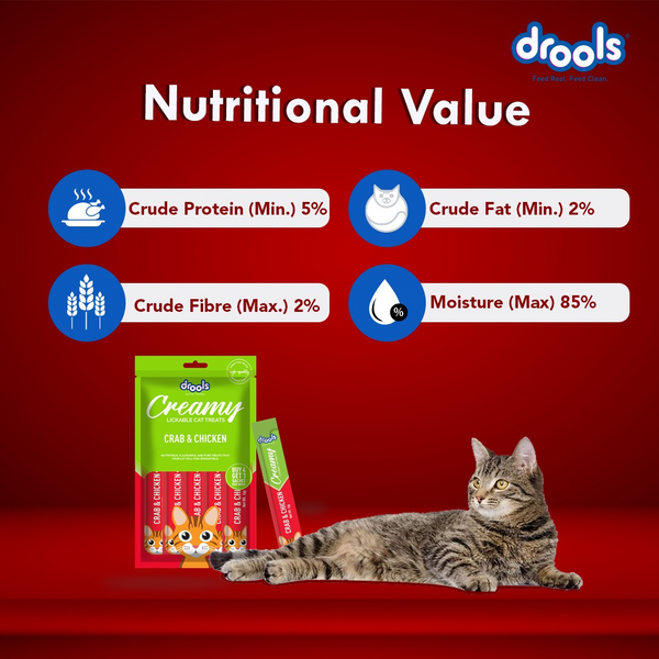 Drools Seafood Medley, Salmon & Skipjack and Crab & Chicken Cat Treats Combo