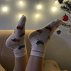 thePack Dog Themed Ankle Length Socks (Cream) Pet Parent-Clothing & Accessories ThePack Dropship
