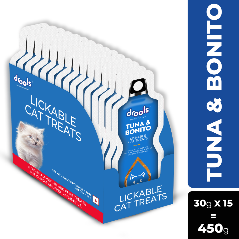 Drools Tuna & Banito Creamy Lickable Cat Treats Cats-Treats & Others Drools 15x30g
