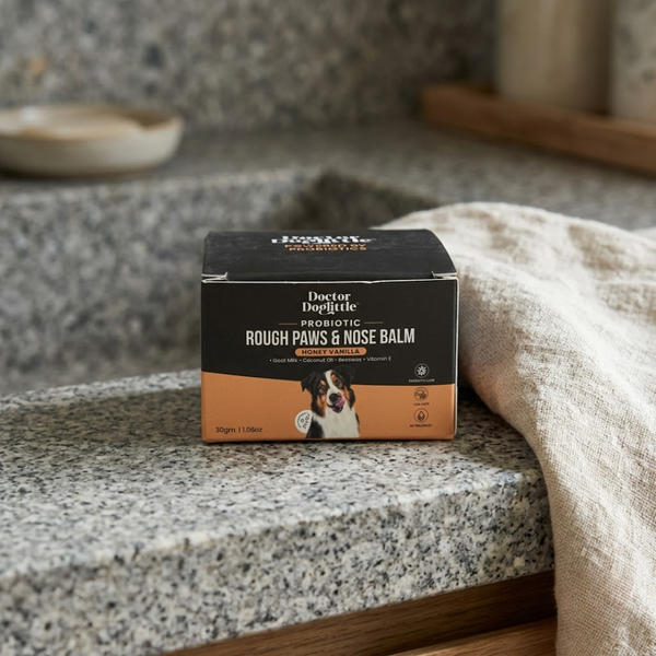 Doctor Doglittle Probiotic Rough Paws and Nose Balm with Goat Milk for Dogs
