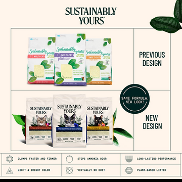 Sustainably Yours Multi Cat Unscented Large Grains Cat Litter