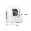 Petkit Purobot Max Pro Automatic Self Cleaning Litter Box for Cats (White) Litter Supplies Petkit Dropship