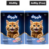 Drools Ocean Fish Mousse Adult Cat Wet Food Cats-Wet Food Drools 16x80g+4x80g (Free)