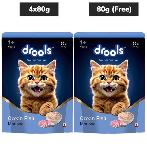 Drools Ocean Fish Mousse Adult Cat Wet Food