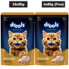 Drools Chicken Mousse Adult Cat Wet Food Cats-Wet Food Drools 16x80g+4x80g (Free)