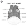 Pets Way Frost Winter Jacket for Dogs (Grey) Dogs-Clothing & Accessories Pets Way Dropship