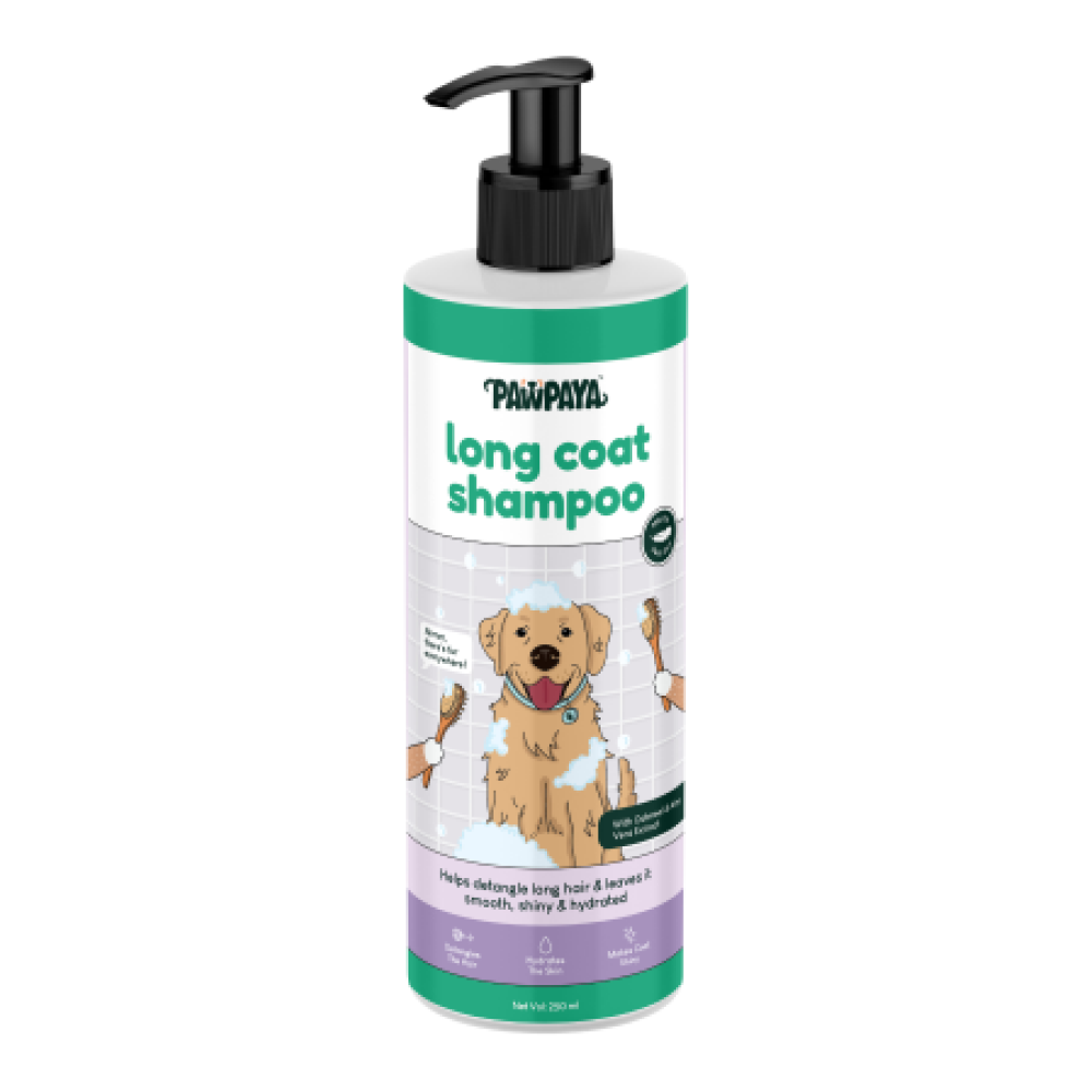 Pawpaya Long Coat Shampoo for Dogs