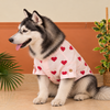 15 Furries Linen Heart Embroidered Kurta for Dogs (Baby Pink) Dogs-Clothing & Accessories 15 Furries Dropship XXS
