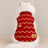 15 Furries Jashn Sherwani for Cats (Crimson Red) Cats-Clothing & Accessories 15 Furries Dropship