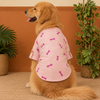 15 Furries Linen Bone Embroidered Kurta for Dogs (Lavender) Dogs-Clothing & Accessories 15 Furries Dropship