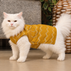 15 Furries Jashn Mustard Sherwani for Cats (Yellow/Gold) Cats-Clothing & Accessories 15 Furries Dropship XXS