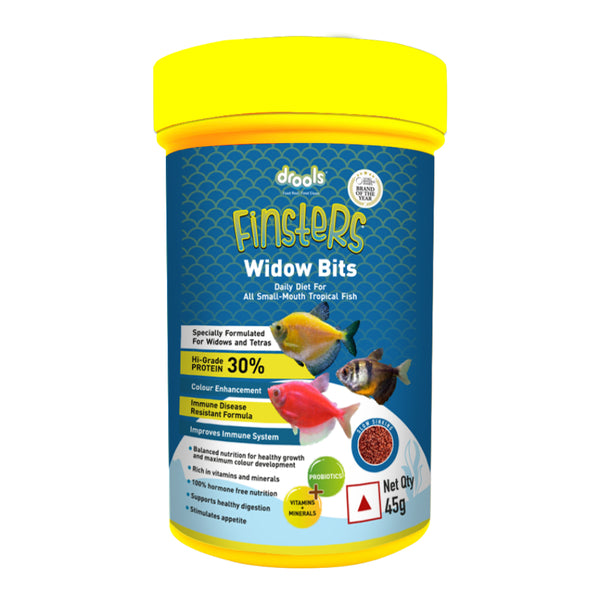 Drools Finsters Widow Bits Fish Food