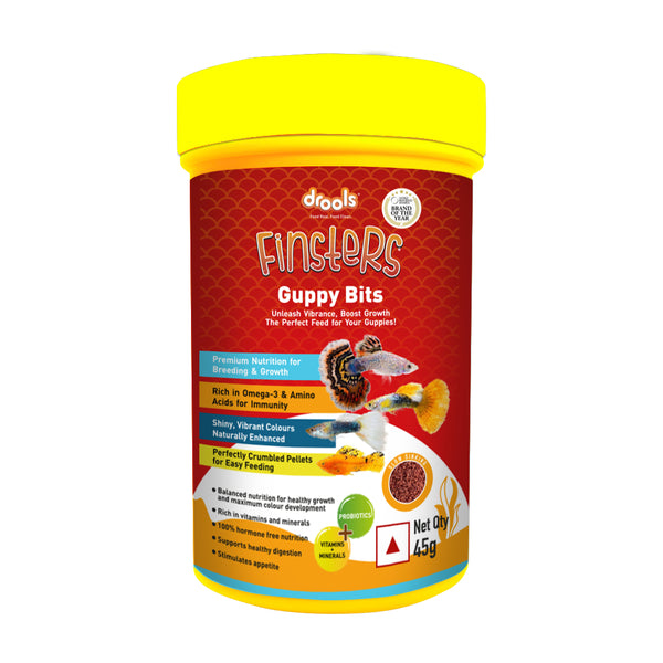 Drools Finsters Guppy Bits Fish Food