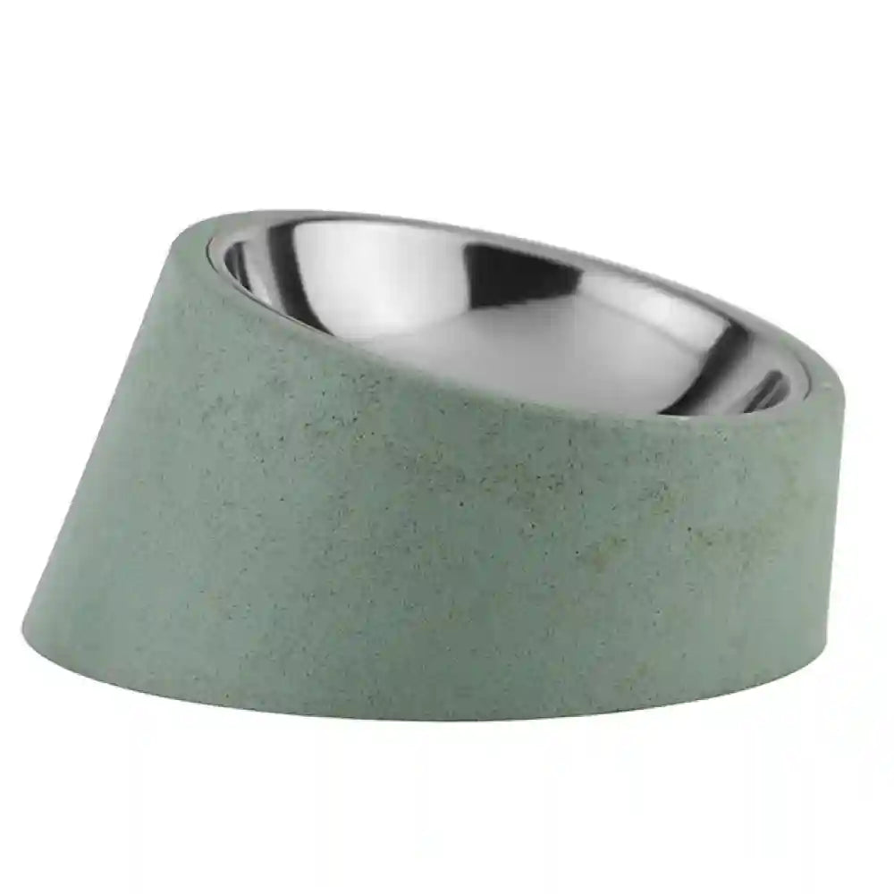 Pawpourri Sustainable Tilted Bowl for Dogs (Mint Green) Dogs-Bowls & Feeders Pawpourri Dropship 160mL