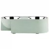 Pawpourri Sustainable Dual Diner for Dogs (Mint Green) Both-Bowls & Feeders Pawpourri Dropship