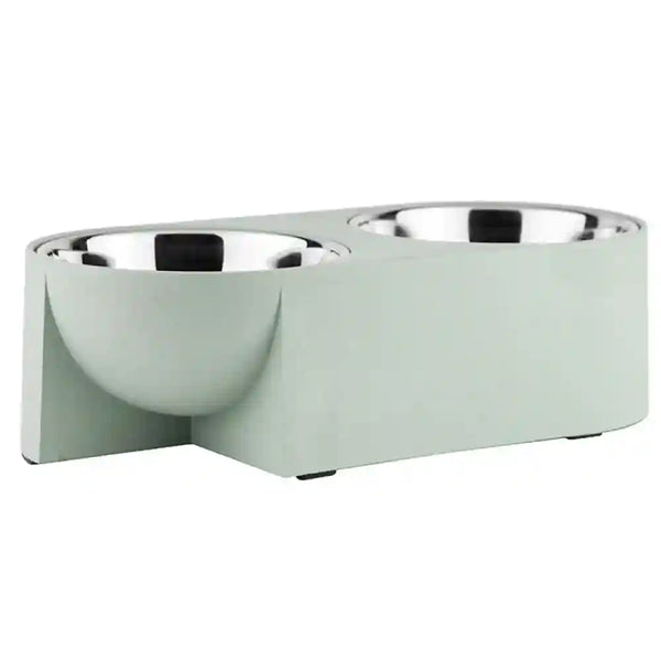 Pawpourri Sustainable Dual Diner for Dogs (Mint Green)