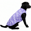 Skatrs Cotton Shirt for Dogs and Cats (Lavender and White) Both-Clothing & Accessories Skatrs