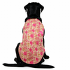 Skatrs Cotton Shirt for Dogs and Cats (Off White and Pink Lotus) Both-Clothing & Accessories Skatrs