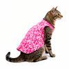 Skatrs Cotton Shirt for Dogs and Cats (Hot Pink and White) Both-Clothing & Accessories Skatrs