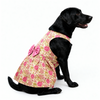 Skatrs Cotton Dress for Dogs and Cats (Off White and Pink Lotus) Both-Clothing & Accessories Skatrs