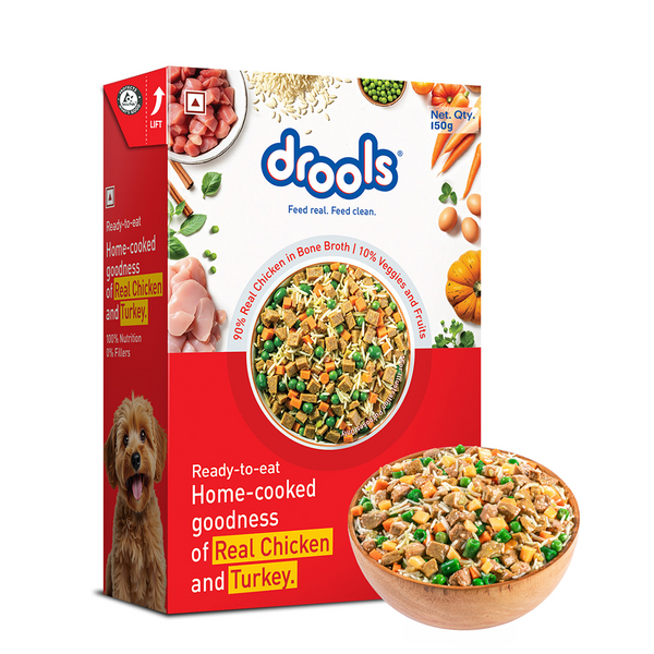 Drools Tetra Pack Real Chicken Turkey Dog Fresh Food