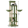 Furrlovers Multi Level Cat Tree Tower with Scratching Posts, Hammock & Condo (Green) Cats-Toys Furrlovers Dropship