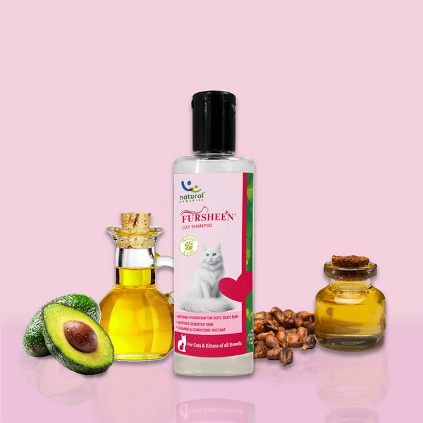 Natural Remedies Avocado & Grape Seed Oil Fursheen Shampoo for Cats