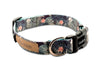 Glucklich Polyester Printed Adjustable Collar for Dogs (Green Forest)