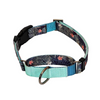 Glucklich Martingale Printed Adjustable Collar for Dogs (Green Forest)