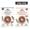 Goofy Tails Mackerel & Chicken and Himalayan Trout & Anchovies Combo Cat Meals Cats-Fresh Food Goofy Tails 2x210g