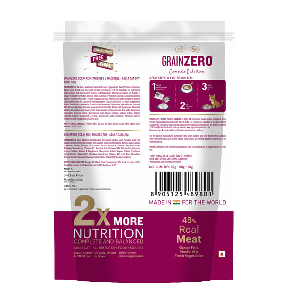 Signature Grain Zero 2X Nutrition Adult Cat Wet Food