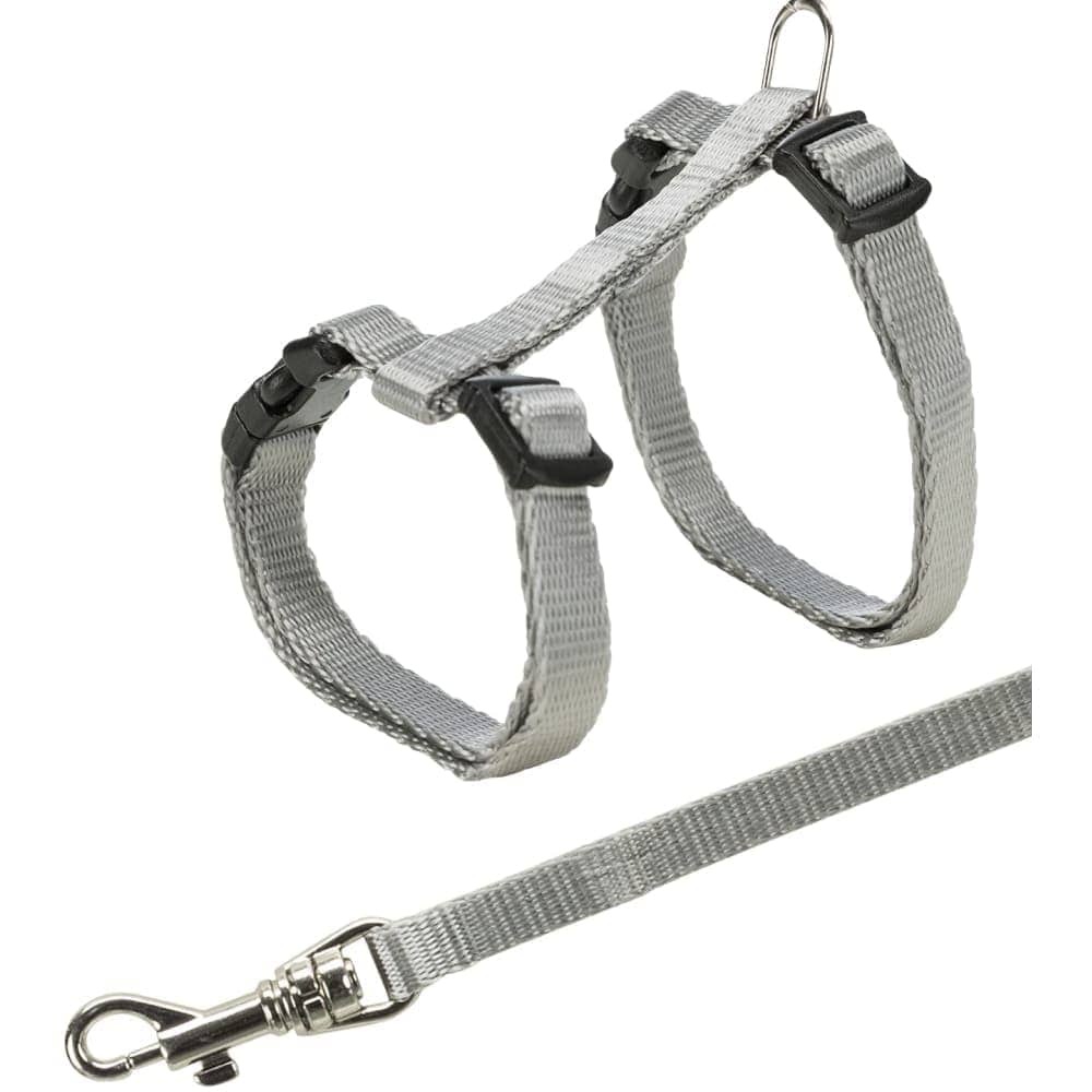 Trixie Harness with Leash for Kittens (Grey)