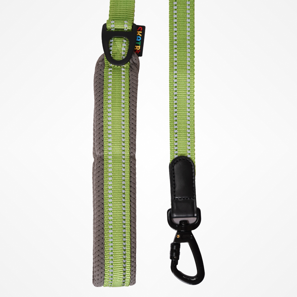 Skatrs Adventure in Style & Comfort Tropical Leash for Dogs and Cats (Green) Both-Collar, Leashes, harnesses Skatrs S: 1.5cm Width