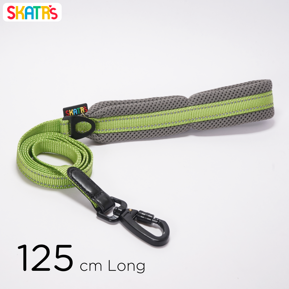 Skatrs Adventure in Style & Comfort Tropical Leash for Dogs and Cats (Green) Both-Collar, Leashes, harnesses Skatrs