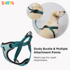 Skatrs Adventure in Style & Comfort Ocean Wave Padded Harness for Dogs (Blue) Dogs-Collar, Leashes, harnesses Skatrs