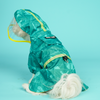 Pets Way TPU Raincoat with Cap for Dogs (Haze Teal) Dogs-Clothing & Accessories Pets Way Dropship