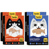Henlo Chicken in Gravy With Turmeric and Tuna in Gravy with Vegetable Puree Adult Cat Wet Food Combo Cats-Wet Food Henlo 2+2x80g