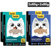 Henlo Tuna with Chicken and Tuna with Vegetable Puree in Gravy Adult Cat Wet Food Combo Cats-Wet Food Henlo
