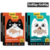 Henlo Chicken in Gravy With Turmeric and Tuna & Chicken in Gravy Adult Cat Wet Food Combo