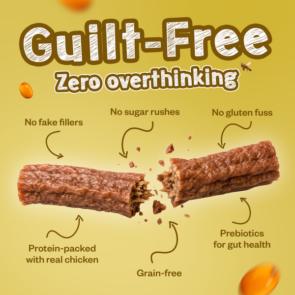 Tails Alive Jumpies+ Honey Delight Chicken Treat Sticks for Dogs