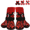 KUTKUT Adjustable Elastic Strapped Anti Slip Grip Paw Socks for Dogs (Red) Dogs-Clothing & Accessories KUTKUT Dropship XS