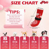 KUTKUT Double Sided Non Skid Paw Socks with Adjustable Straps for Dogs (Red) Dogs-Clothing & Accessories KUTKUT Dropship