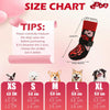 KUTKUT Adjustable Elastic Strapped Anti Slip Grip Paw Socks for Dogs (Red) Dogs-Clothing & Accessories KUTKUT Dropship