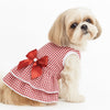 KUTKUT Polycotton Striped Princess Summer Frock Apparel for Dogs (Red) Dogs-Clothing & Accessories KUTKUT Dropship