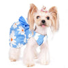 KUTKUT Daisy Patterned Princess Frock with Lovely Bow for Small Dogs and Cats (Blue) Dogs-Clothing & Accessories KUTKUT Dropship