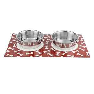 Pawpourri Stay On Mat for Dogs and Cats (Red)